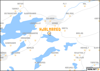 map of Hjälmared