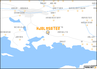 map of Hjälmsäter