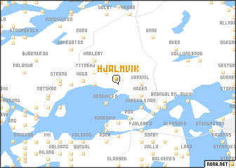 map of Hjälmvik