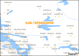 map of Hjältansbodarna