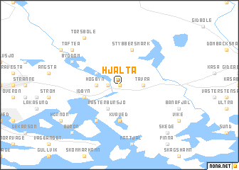 map of Hjälta