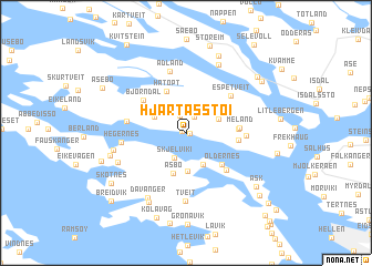 map of Hjartåsstøi