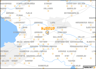 map of Hjärup