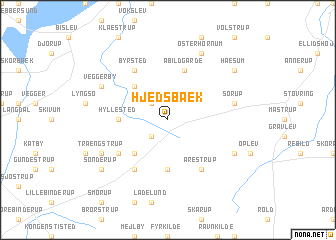 map of Hjedsbæk