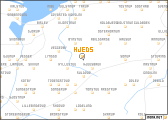 map of Hjeds