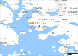 map of Hjellestad