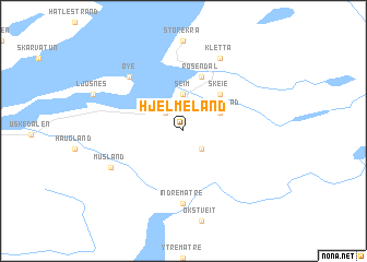 map of Hjelmeland