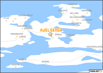 map of Hjelsenga