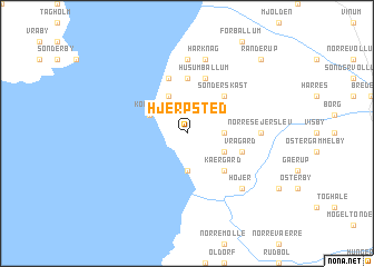 map of Hjerpsted