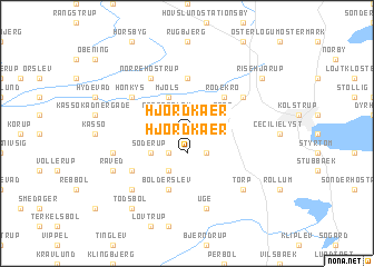 map of Hjordkær