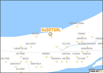 map of Hjortdal