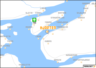 map of Hjorten