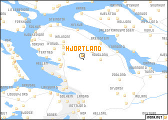 map of Hjortland