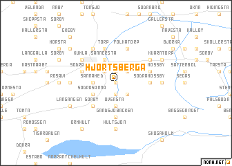 map of Hjortsberga