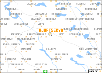 map of Hjortseryd