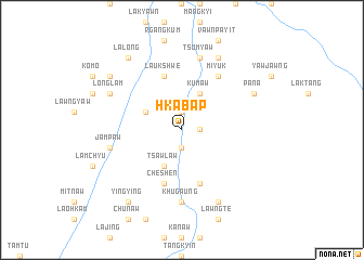 map of Hkabap