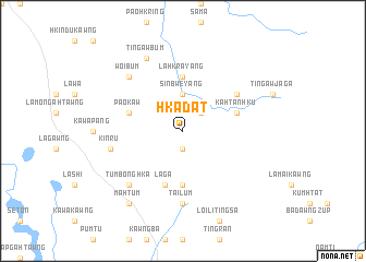 map of Hkadat