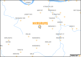 map of Hkadaung