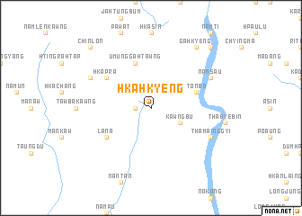 map of Hkahkyeng