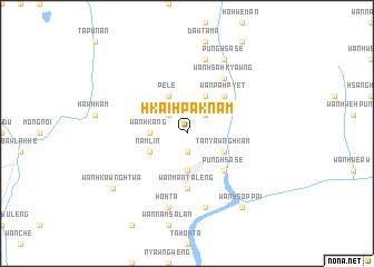 map of Hkai-hpaknam