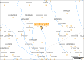 map of Hkai-hsan