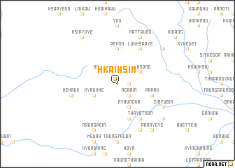 map of Hkai-hsim