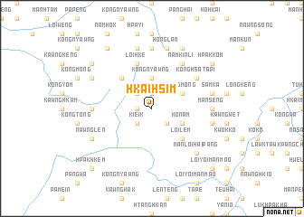 map of Hkaihsim