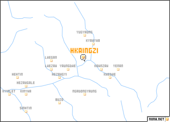 map of Hkaingzi