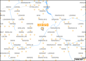 map of Hkaiwo