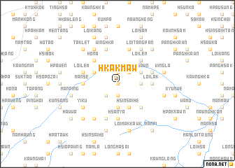 map of Hkakmaw