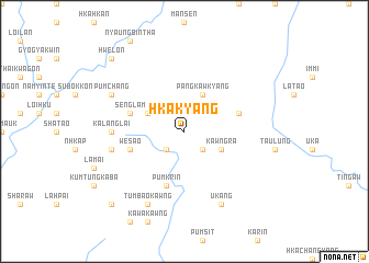 map of Hkakyang