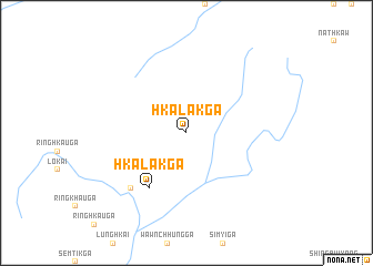 map of Hkalak Ga