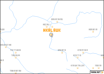 map of Hka-lauk