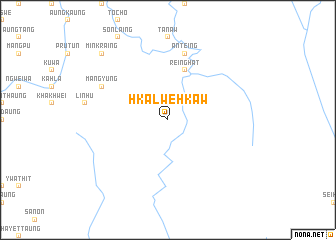 map of Hkalwehkaw