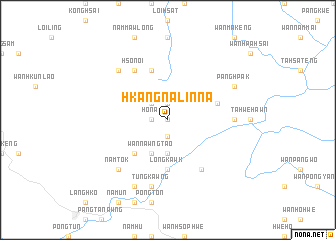 map of Hkangnā-līnnā