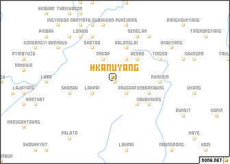 map of Hkanuyang