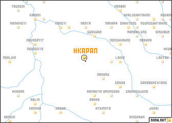 map of Hkapan