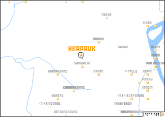 map of Hkapauk