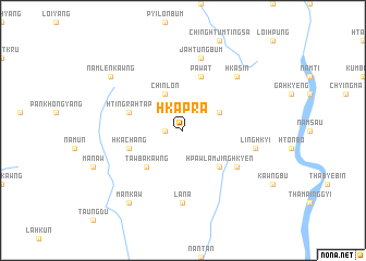 map of Hkapra