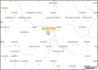 map of Hkapra