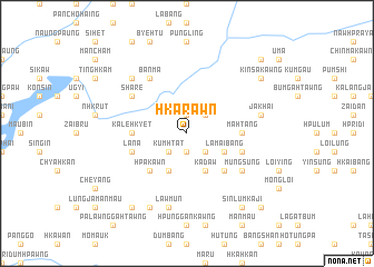 map of Hkarawn