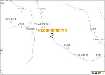 map of Hkaukpongyin