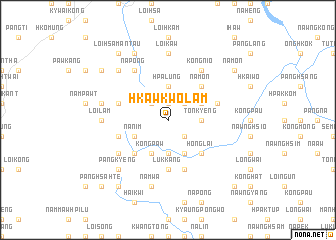 map of Hkawkwolam