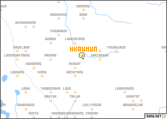 map of Hkawmun