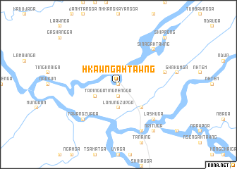 map of Hkawn Gahtawng