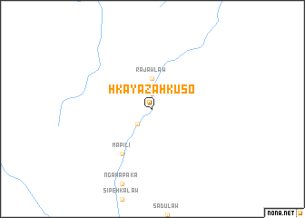 map of Hkayazahkuso