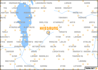 map of Hkedaung