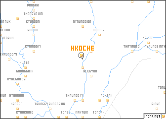 map of Hkoche