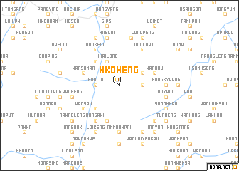 map of Hko-heng