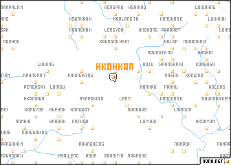 map of Hko-hkan